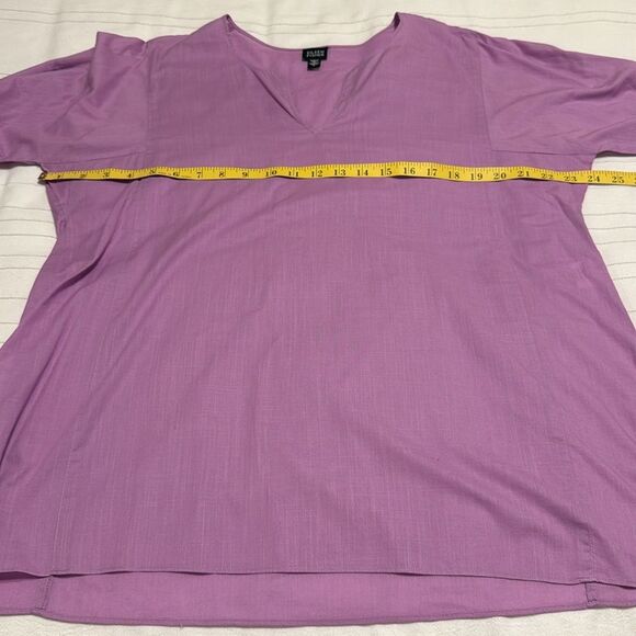 Eileen Fisher Cotton Long Sleeve Relaxed Tunic - Picture 3 of 7